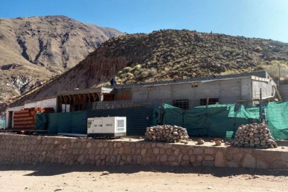 Construyen un nuevo puesto sanitario en paraje El Alumbre