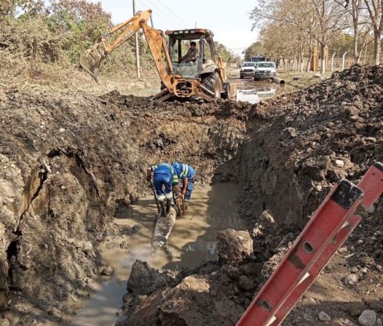 Aguas del Norte realizó recambio de cañerías de cloaca de Orán