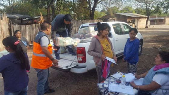 Comunidades de Molinos, San Antonio de los Cobres y Tartagal recibieron un refuerzo alimentario