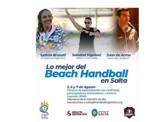 Lo mejor del beach handball en Salta