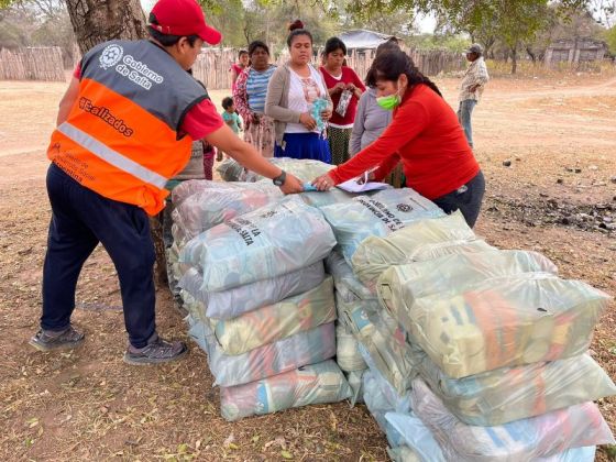 Se entregarán 5 mil módulos alimentarios en Santa Victoria Este y se coordina el refuerzo de agua potable