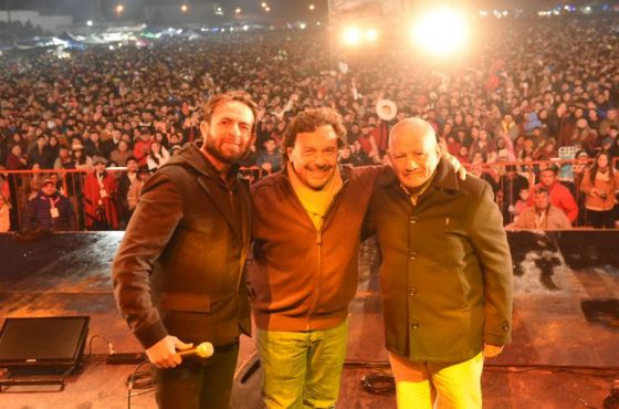 Con la participación de Sáenz culminaron las fiestas patronales de Joaquín V. González