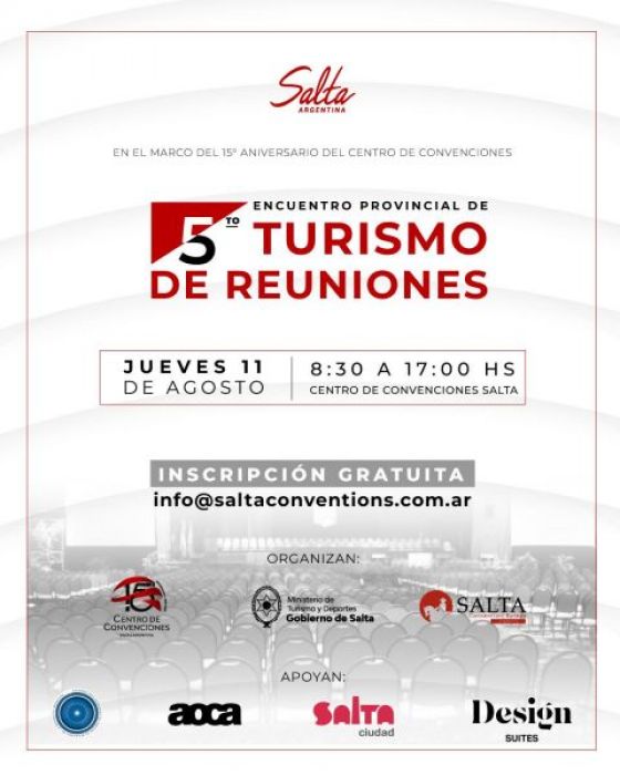 Comienza el 5to Encuentro Provincial de Turismo de Reuniones