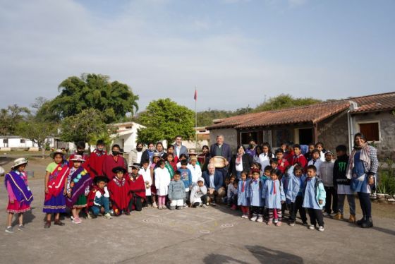 Cánepa recorre establecimientos educativos del departamento Orán