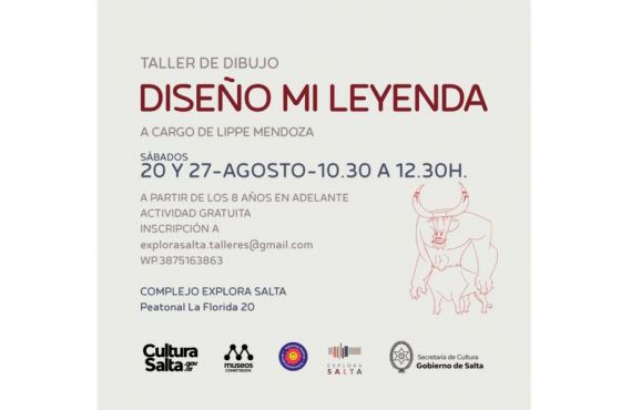 Taller Diseño Mi Leyenda en Explora Salta