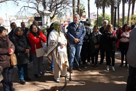 Villamayor acompañó a las Personas Mayores en la exposición Artesanal y Gastronómica en el marco del mes de la Pachamama