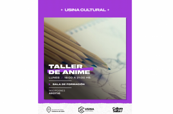 En la Usina Cultural se dictan talleres de actuación y animé