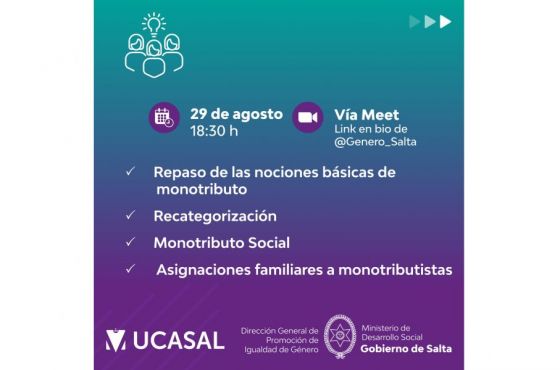 Segundo encuentro de consultorio impositivo para emprendedoras Mujeres y el colectivo LGBT+