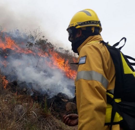 La Brigada Forestal se sumará a las tareas de sofocamiento en los incendios forestales en Colonia Santa Rosa