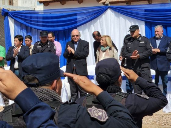 Se inauguró el primer puesto policial en Nueva Jerusalén