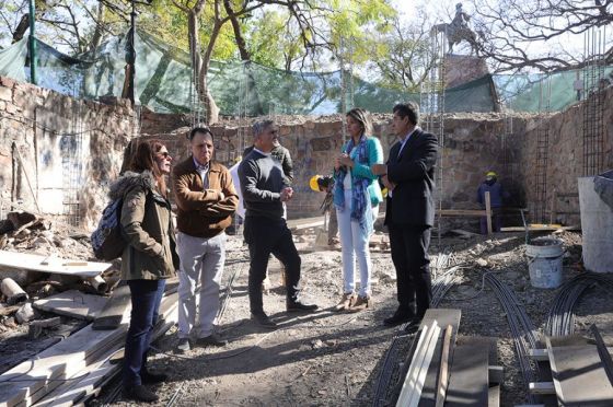 Inició la segunda etapa de obras de la puesta en valor del monumento al General Martín Miguel de Güemes