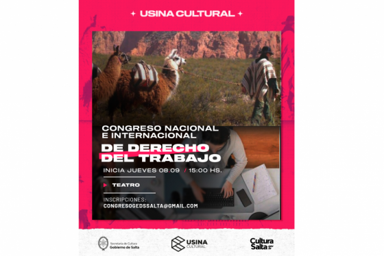 Inicia hoy el Congreso Nacional e Internacional de Derecho en la Usina Cultural