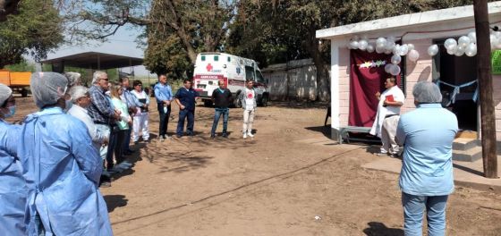 Se reabrió un puesto sanitario en Colonia Santa Rosa