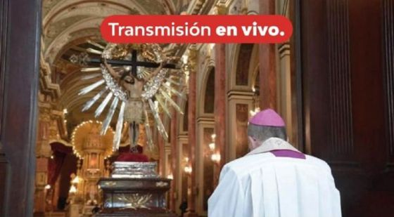 Transmisión en vivo de la Misa Estacional y la recorrida de las Imágenes Peregrinas