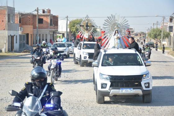 Por segundo año consecutivo las Imágenes Peregrinas recorrieron barrios de la Ciudad de Salta