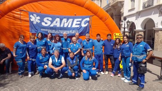 El SAMEC brindó más de 1800 atenciones durante la procesión del Milagro