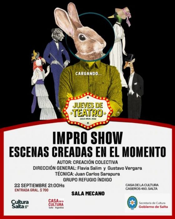 Jueves de Teatro presenta el unipersonal Impro Show