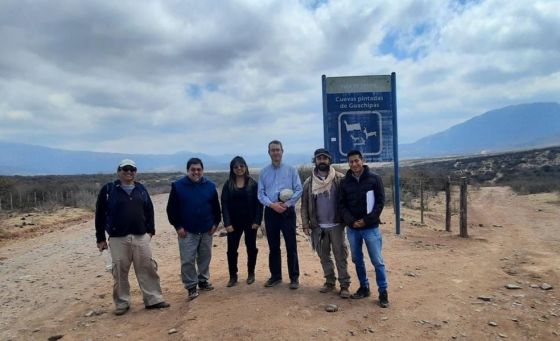 Avanzan las obras en las Cuevas Pintadas de Guachipas