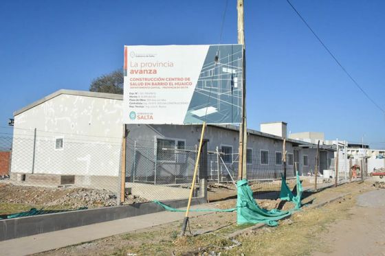 En El Huaico está en la etapa final la construcción del centro de salud