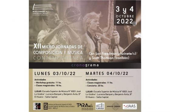 Clases magistrales con grandes artistas musicales de renombre internacional