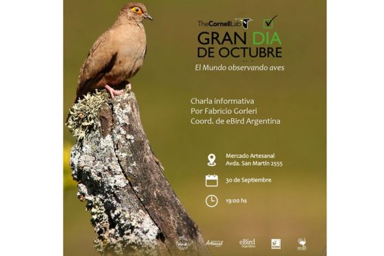 Charla informativa sobre el Gran Día de Octubre 2022, una celebración para las aves a nivel mundial