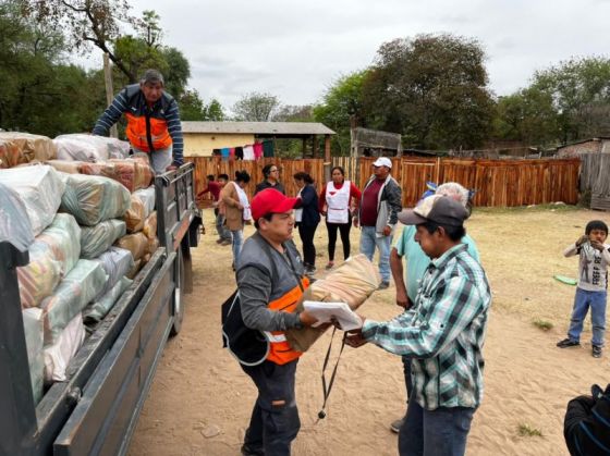 Continúa la distribución de módulos focalizados para comunidades, junto a gobiernos locales