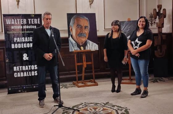 Quedó inaugurada la muestra del artista plástico Walter Teré