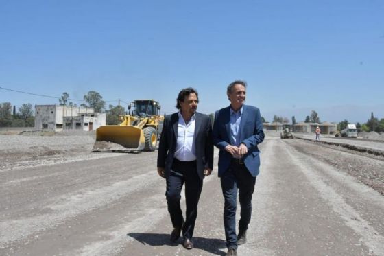 El gobernador Sáenz y el ministro Katopodis recorrieron tres importantes obras en Capital