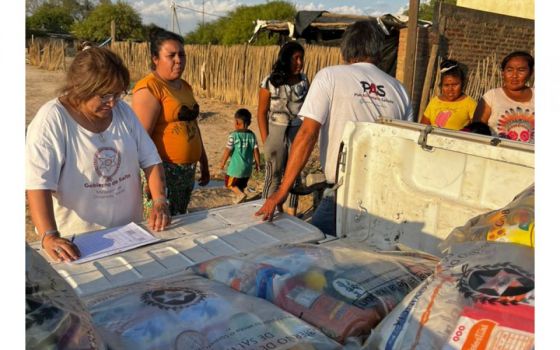 Santa Victoria Este: continúa la distribución de módulos alimentarios