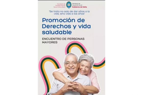 Encuentro de Promoción de derechos y vida saludable para personas mayores en Campo Quijano