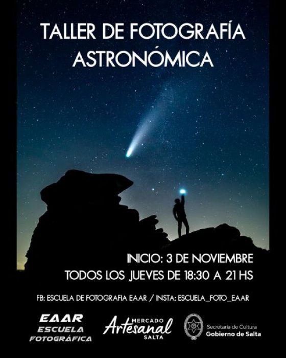 El Mercado Artesanal de Salta brindará un taller de astrofotografía