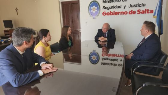 Gestionan para Salta capacitaciones de la Oficina Internacional Antinarcóticos y Aplicación de la Ley