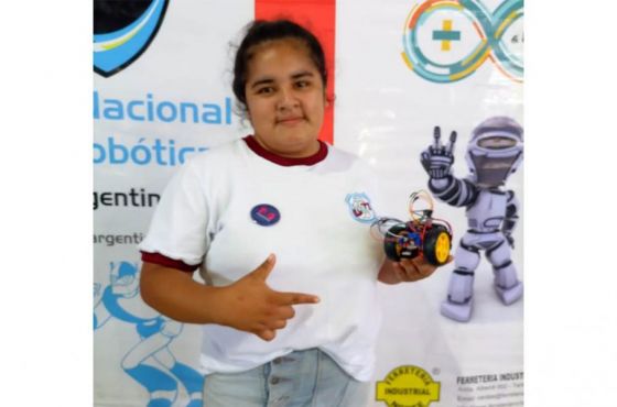 Robótica inclusiva: Estudiante salteña ganó la instancia provincial en SALTACOPABOT 2022