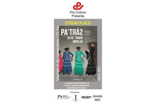 El film “Pa’ tras, ni pa’ tomar impulso” se presentará en PROCultura Salta