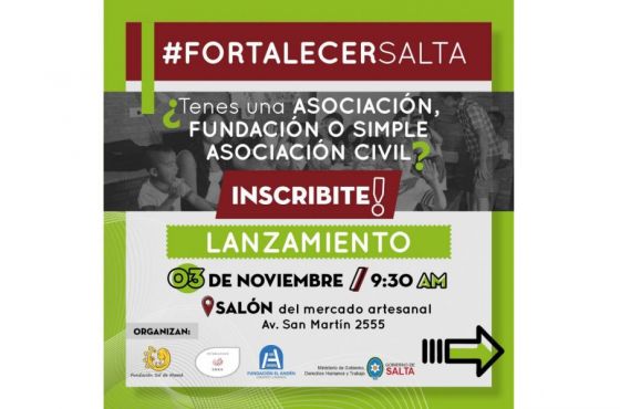 Fortalecer Salta, una propuesta formativa para organizaciones del tercer sector