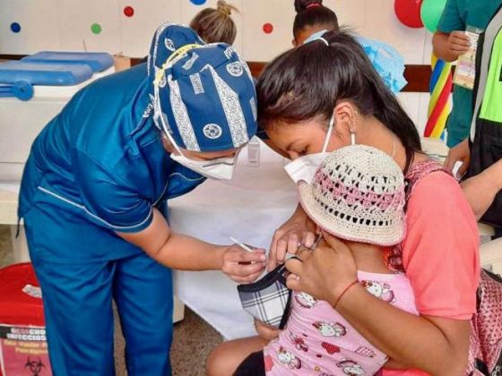 Salta, entre las cinco provincias que más vacunas aplicó contra sarampión, rubéola, paperas y polio