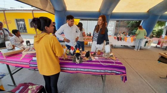 En la Fiesta Provincial de la Flor, funcionarios de Fortalecimiento Socio Comunitario acompañaron a emprendedores