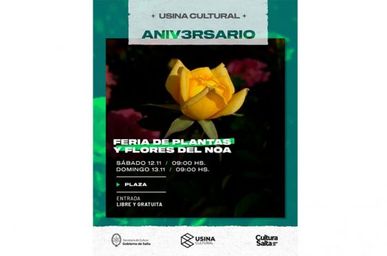 Plantas, talleres y parquización junto a productores en la Usina Cultural