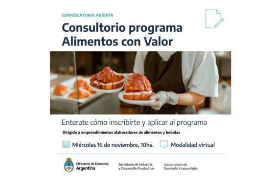 Hoy se realizará una charla informativa para emprendedores