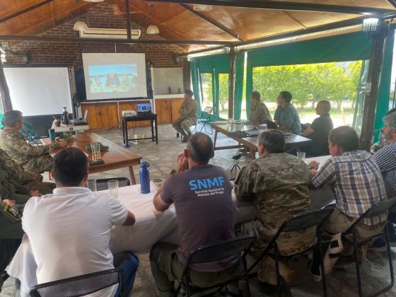 Provincia y Nación refuerzan la articulación del trabajo operativo por incendios forestales en el norte