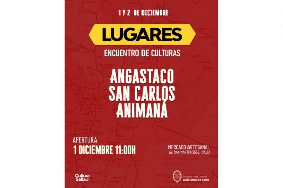 Lugares, edición 2022 : se realizará el Segundo Encuentro de Culturas el 1 y 2 de diciembre