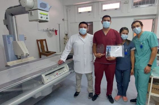 El hospital San Bernardo recibió un premio nacional por un trabajo de radiología