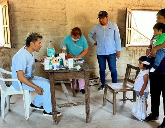 Se realizó un barrido sanitario en comunidades originarias de Rivadavia Banda Sur