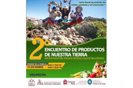 Productores locales de la Provincia realizarán el último encuentro del año en el Parque de la Familia