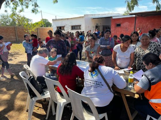 Familias originarias de Molinos y Tartagal recibieron módulos Focalizados