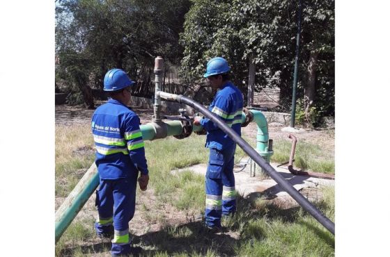 Se restablece el servicio de agua en Tartagal y localidades del departamento San Martín