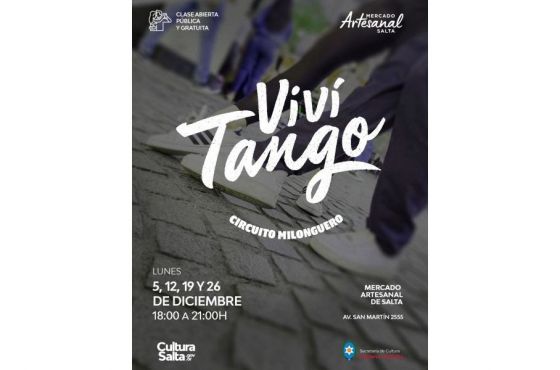 Viví Tango: El circuito milonguero continúa en el Mercado Artesanal