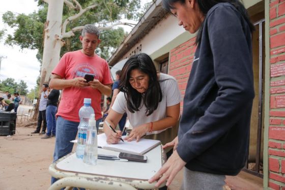 Emergencia Hídrica: funcionarios provinciales se reunieron con miembros de la comunidad guaraní Yacuy