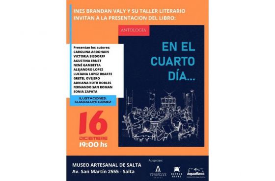 Mercado Artesanal: Este viernes se presentará el libro “En el cuarto día...”