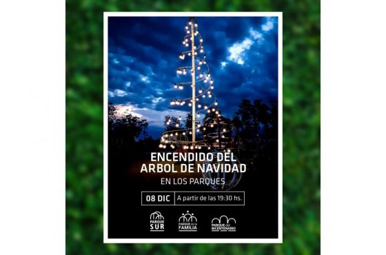 Los Parques Urbanos encienden sus árboles de Navidad